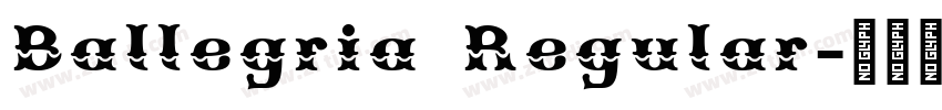Ballegria Regular字体转换